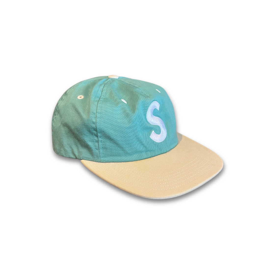 Supreme 2-Tone Washed S Logo 6-Panel Hat