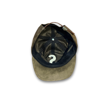 Supreme Suede Logo 6-panel hat