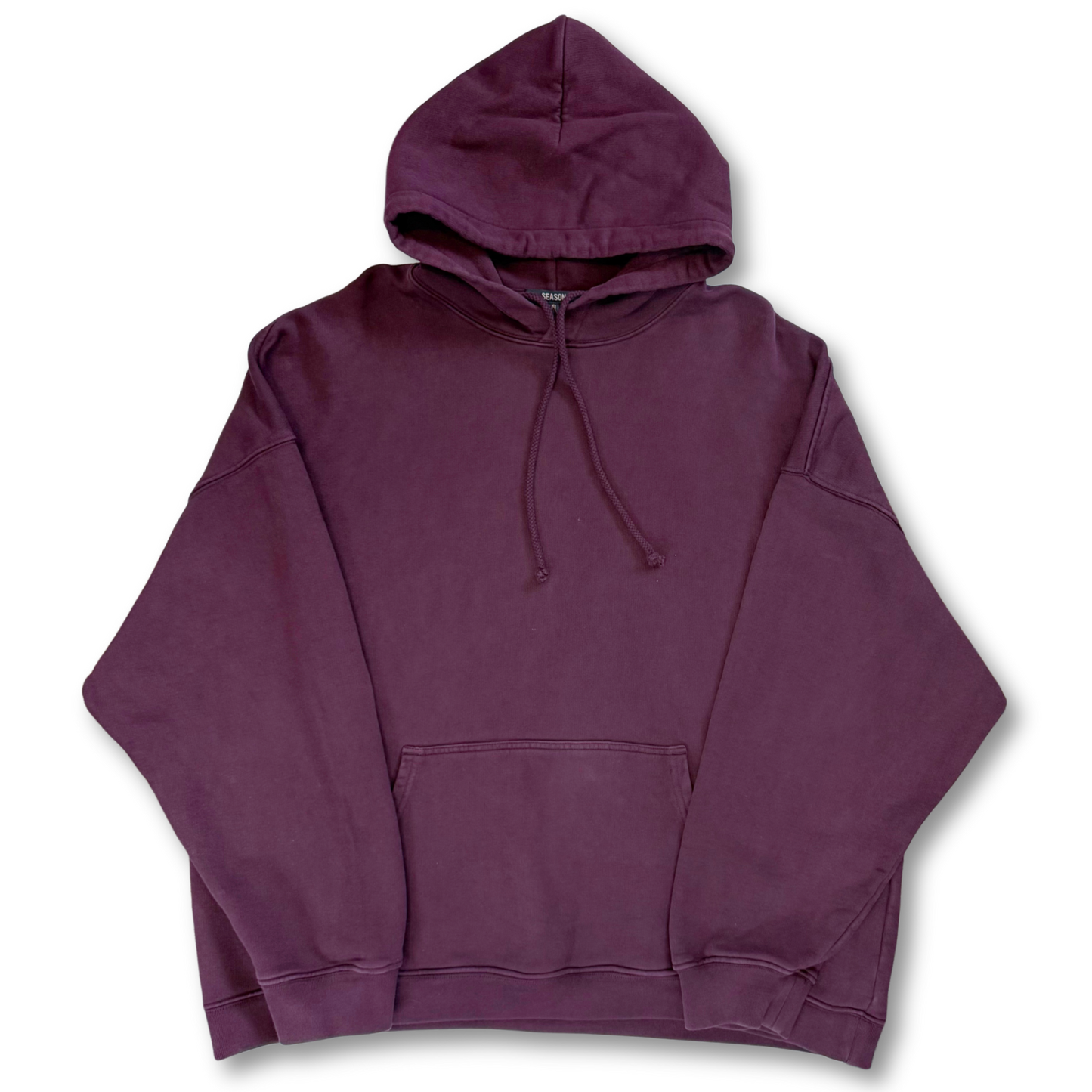 YEEZY SEASON 5 BURGUNDY HOODIE (XL)