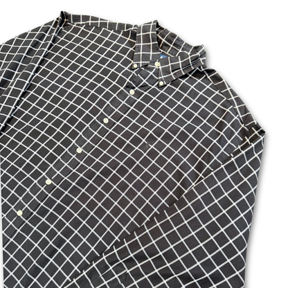 RALPH LAUREN WINDOWPANE BUTTON UP SHIRT (L)