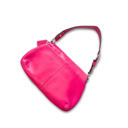 Coach Soho Flap Pleated Leather Shoulder Bag