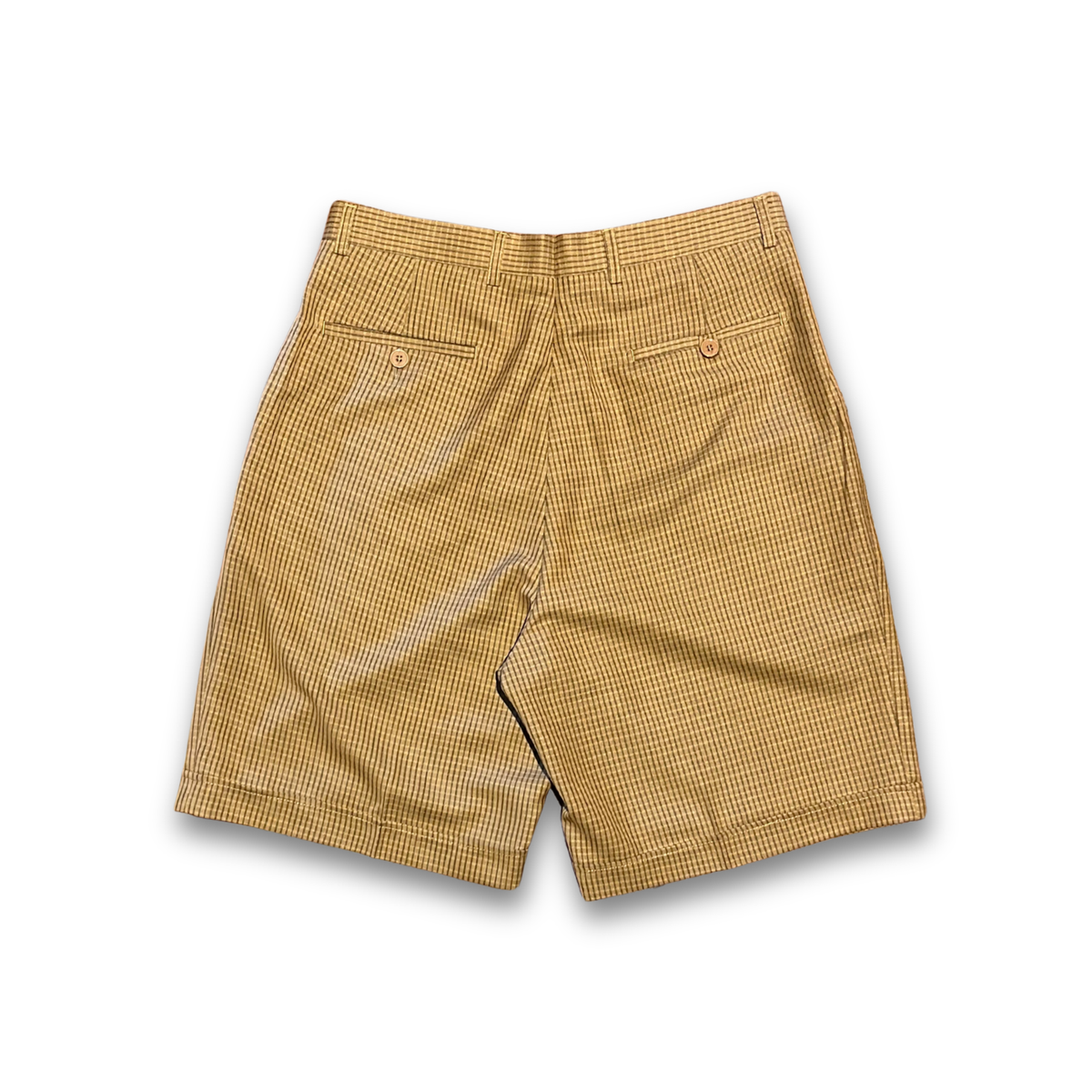 Yves Saint Laurent Vintage pleated Bermuda shorts (32")