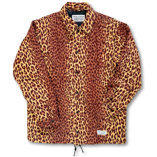 Leopard Corduroy Coach Jacket "Type-2" (L)
