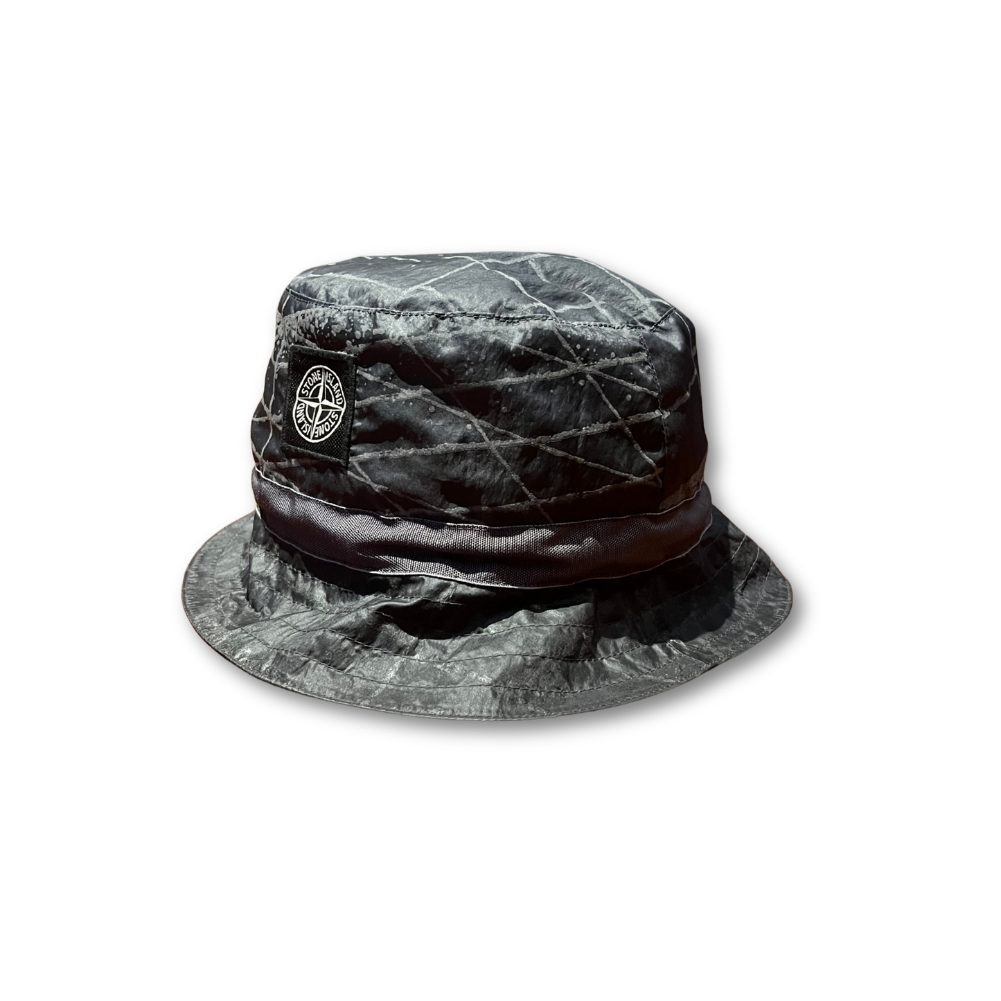 Stone Island Reflective Grid Packable Bucket Hat