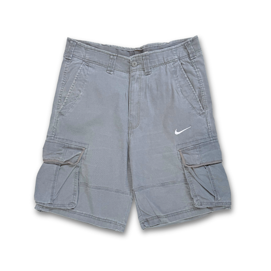 NIKE 90’S BOOTLEG WASHED BLUE CARGO SHORTS (34”)