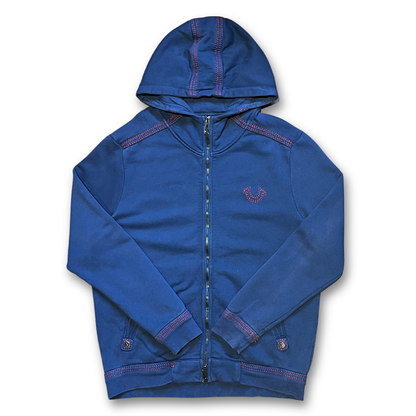 True Religion Big T Zip up Hoodie (XL)