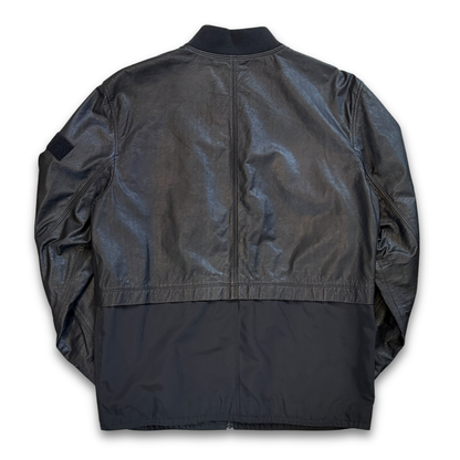 Alexander Wang black lambskin Bomber