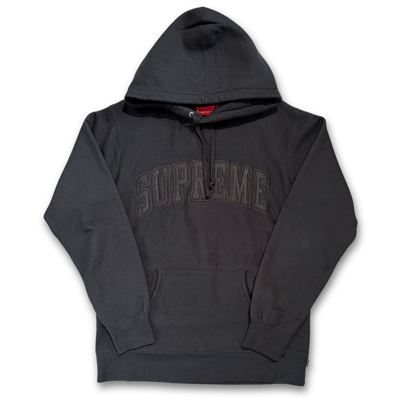 Supreme Chenille Arc Logo Hoodie (L)