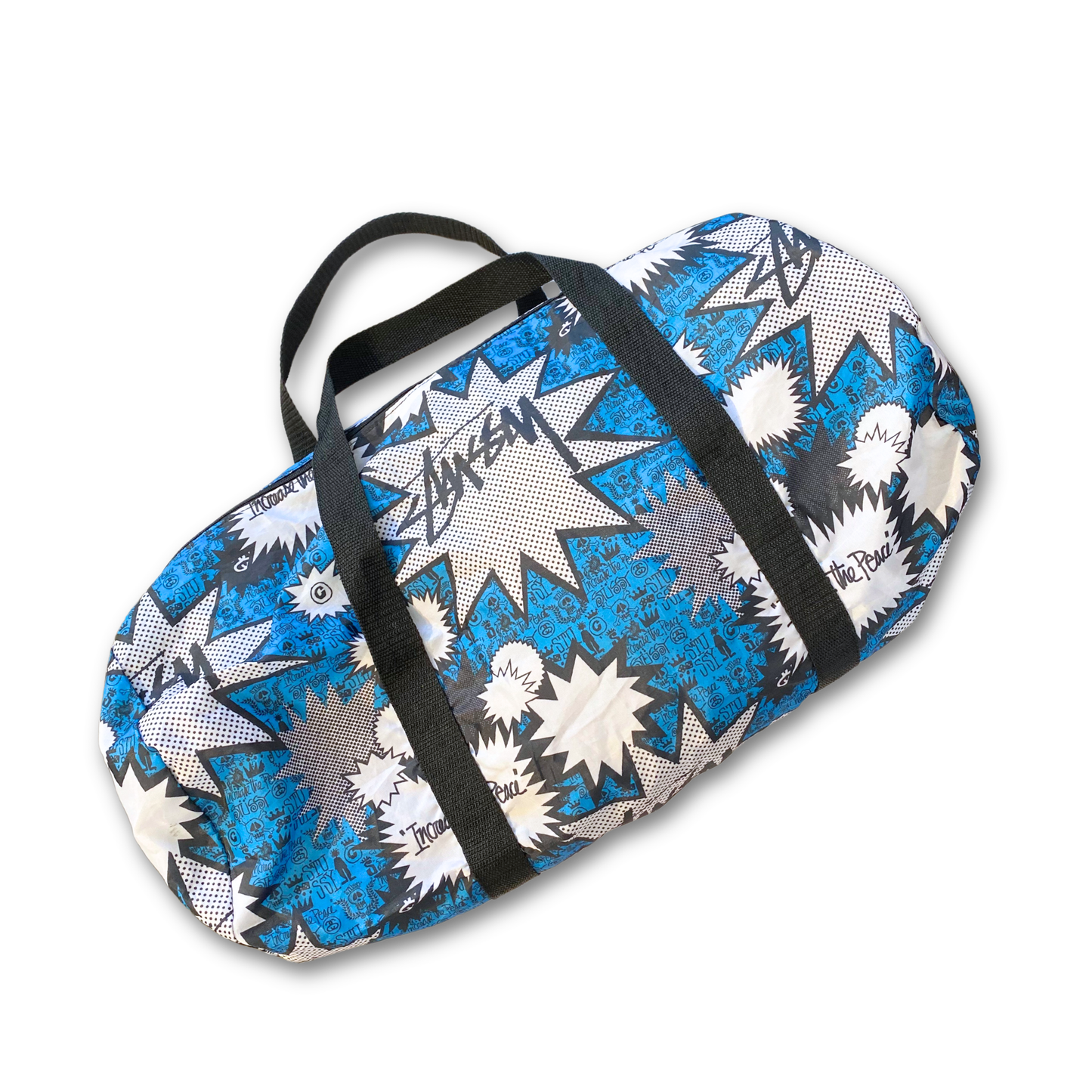 STUSSY MAGAZINE DUFFEL BAG