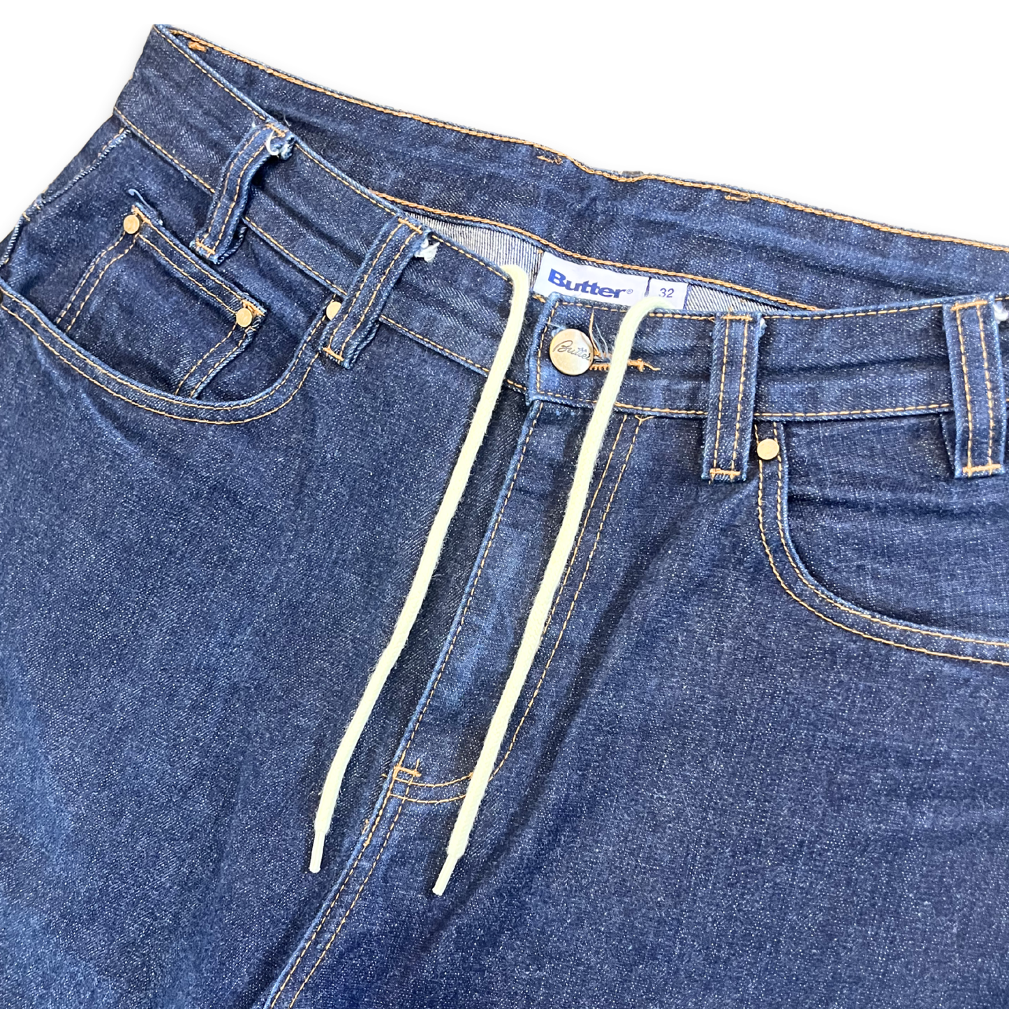 Butter baggy selvedge denim jeans (32")