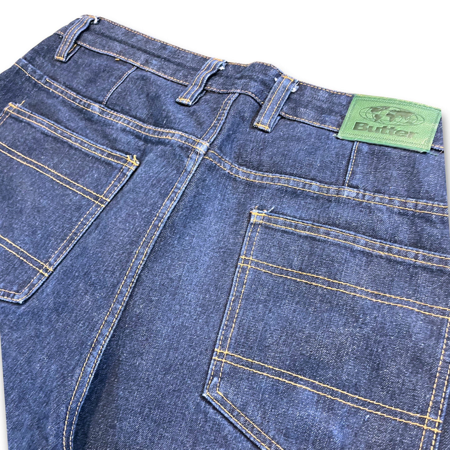 Butter baggy selvedge denim jeans (32")
