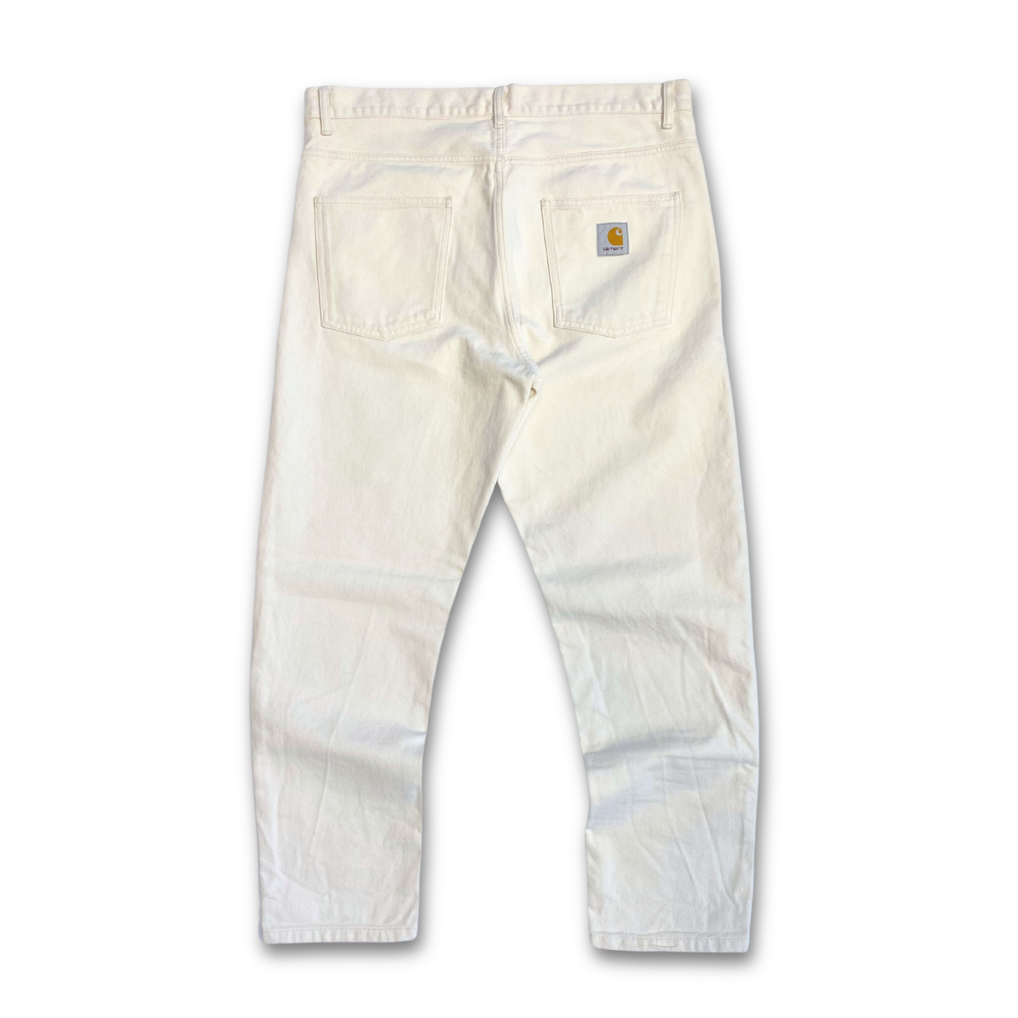 CARHARTT CREAM DENIM JEANS (38")