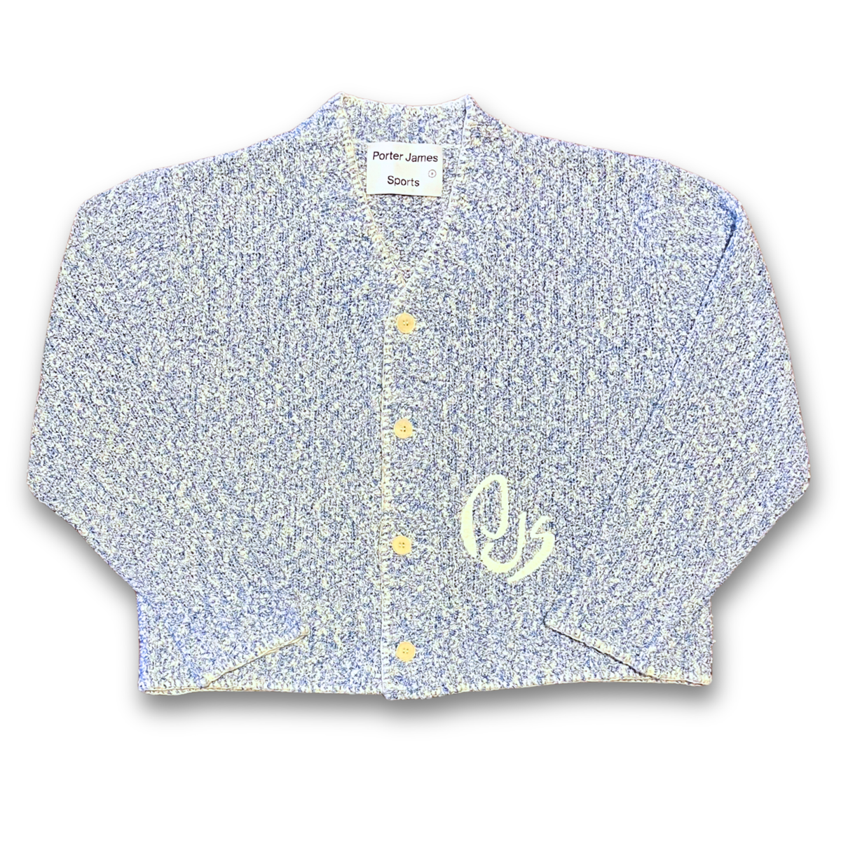 Porter James Sports Boxed Knit Whip Stitch Cardigan (S)