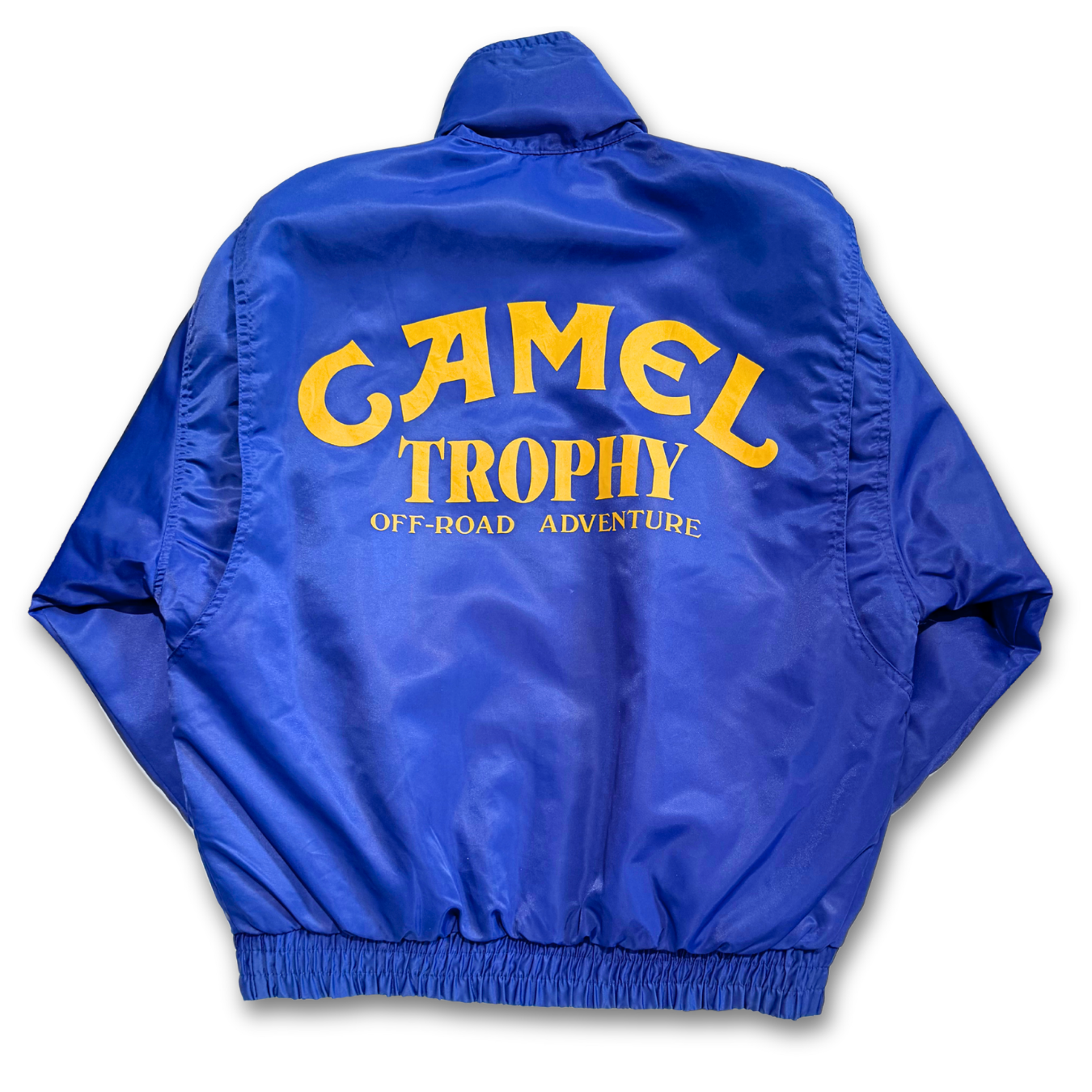 90'S CAMEL SATIN JACKET (M)