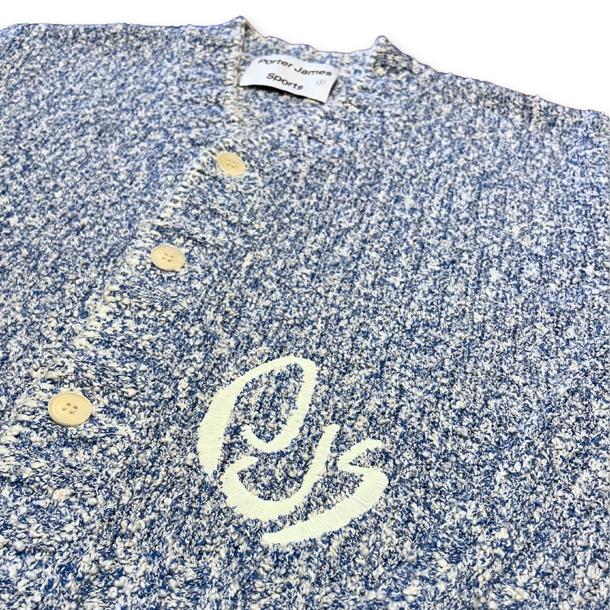 Porter James Sports Boxed Knit Whip Stitch Cardigan (S)