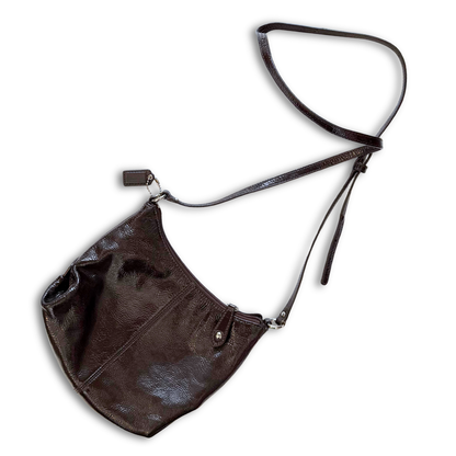 Coach 'Ashley' Patent Leather Shoulder Bag