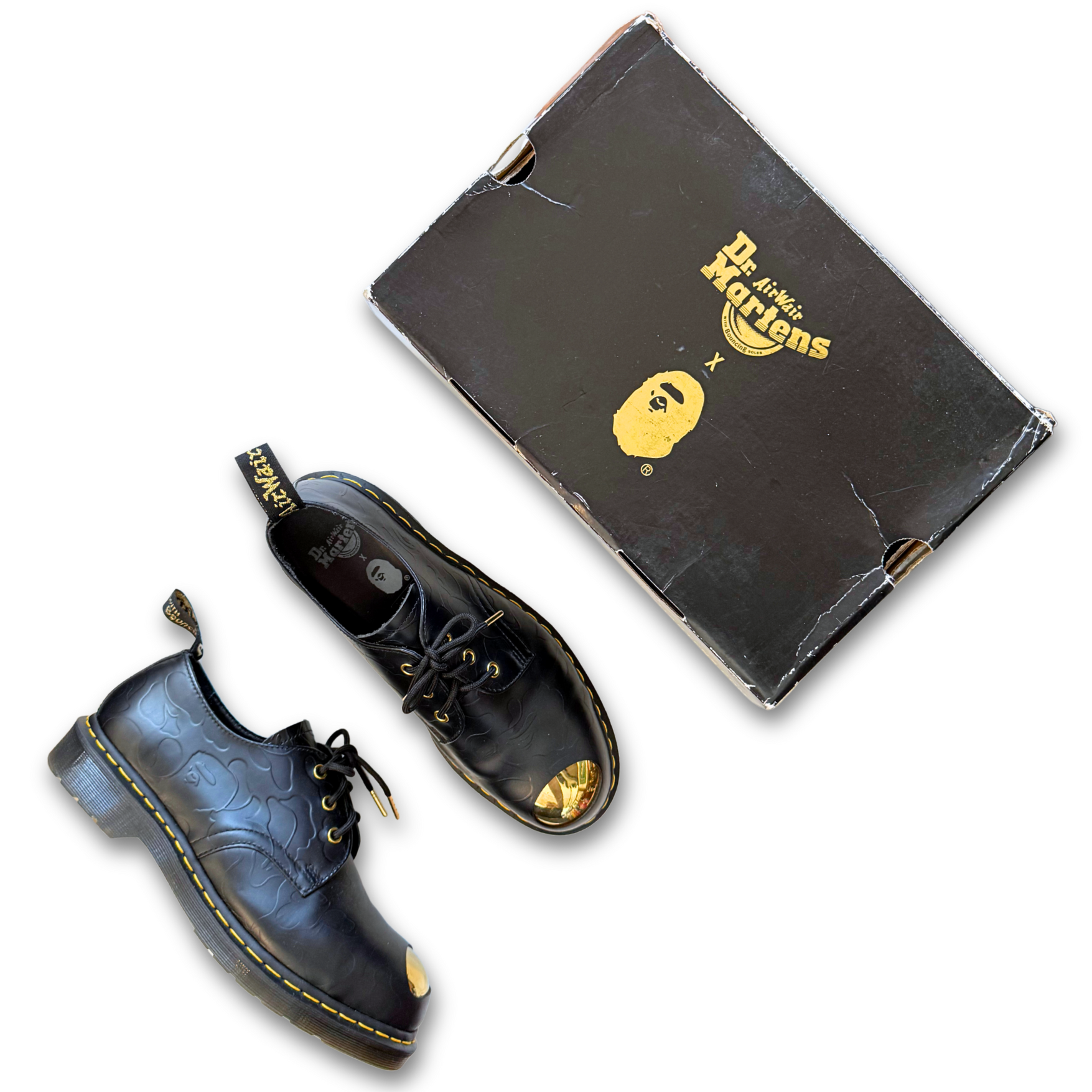 Bape X Dr. Martens Leather 1461 Loafer (US 10) – The World Is Omni