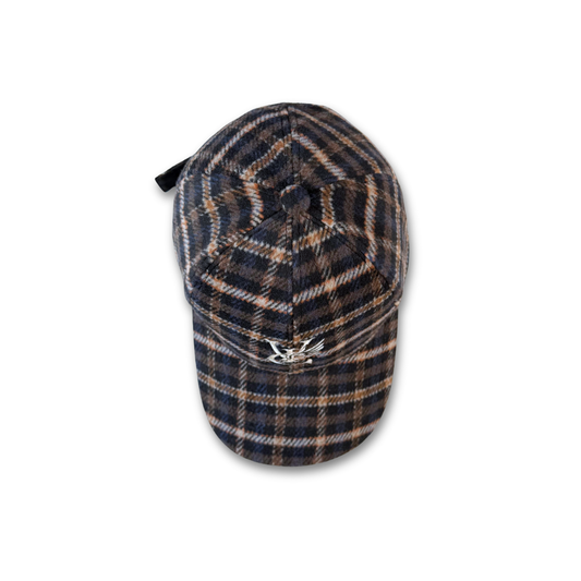 VIC WING WOOL PLAID CAP