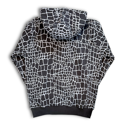 ALWAYS DO WHAT YOU SHOULD DO "CROC PRINT" HOODIE (M)