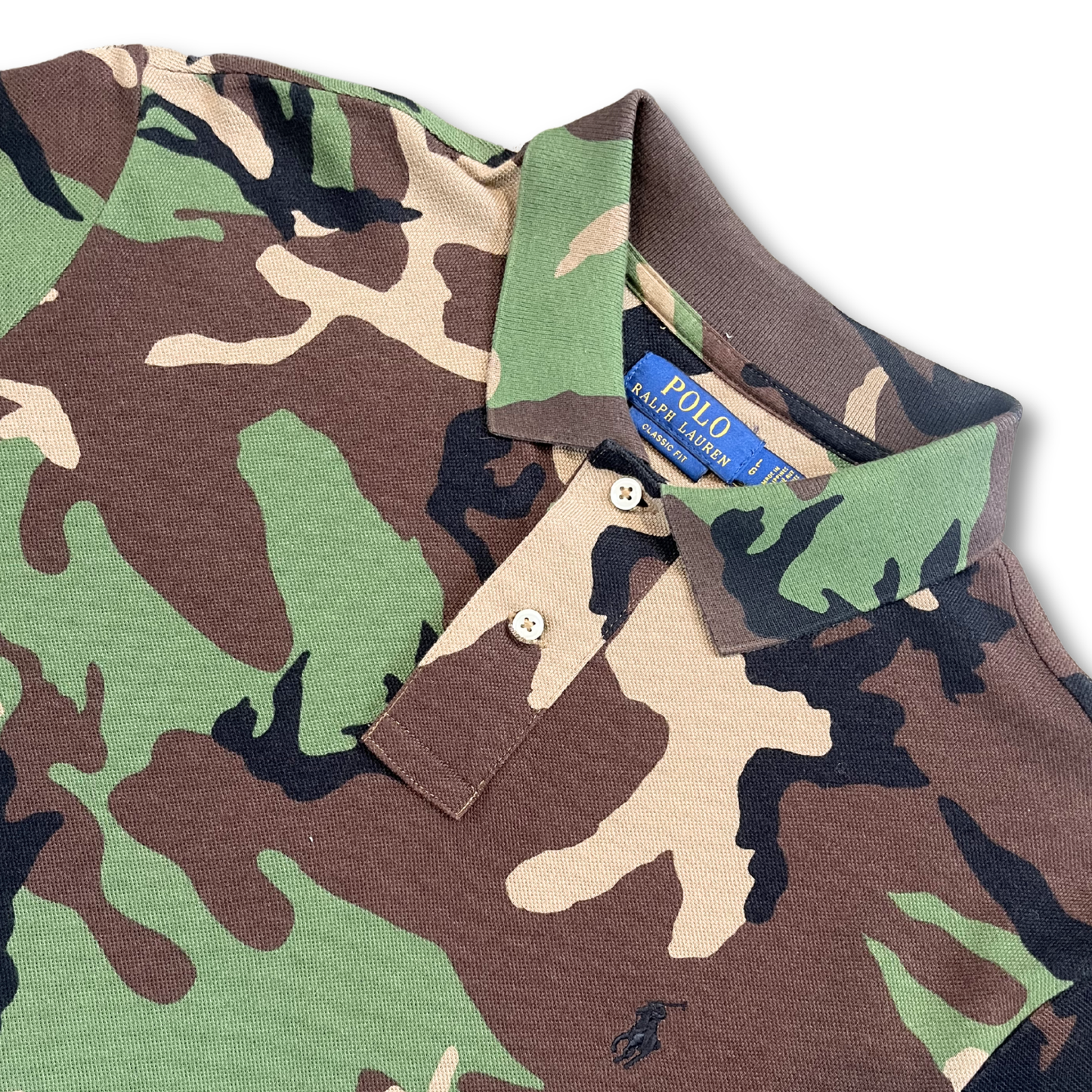 Polo Ralph Lauren camouflage shirt (L)
