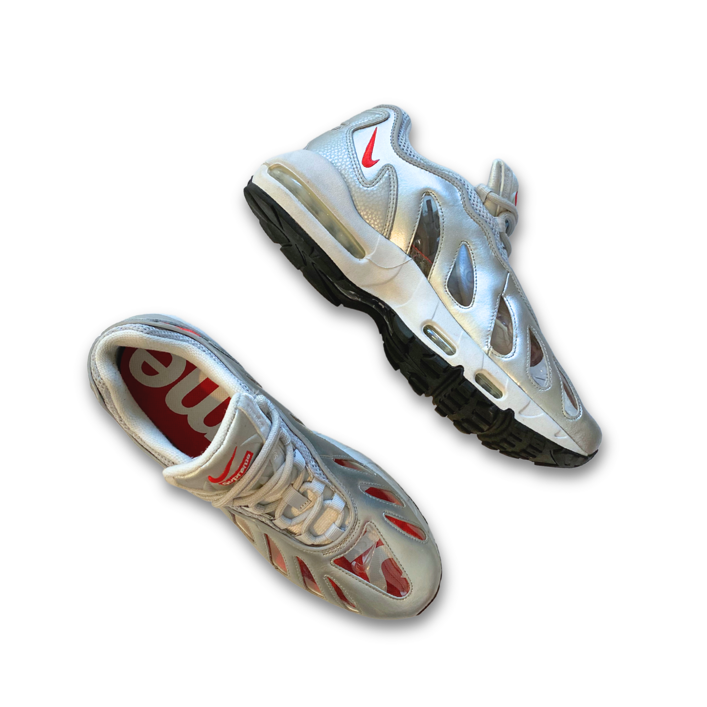 SUPREME X NIKE AIR MAX 96 'SILVER BULLET' (US 11)