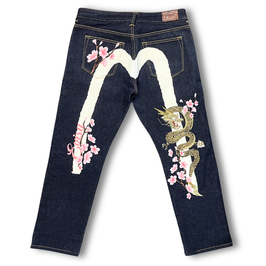 Evisu Daicock Printed Jeans (32")