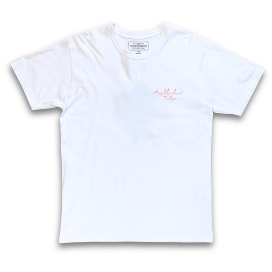NEIGHBORHOOD EMBROIDERED SKULL TEE (L)