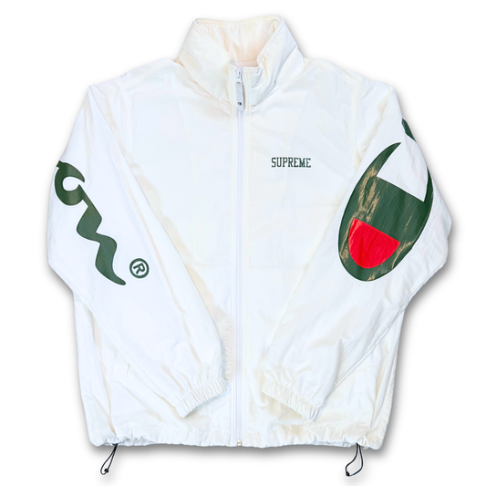 SUPREME X CHAMPION ZIP UP TRACK JACKET (M)