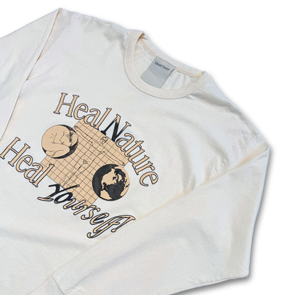 MOUNT SUNNY "HEAL NATURE" LONGSLEEVE TEE (M)