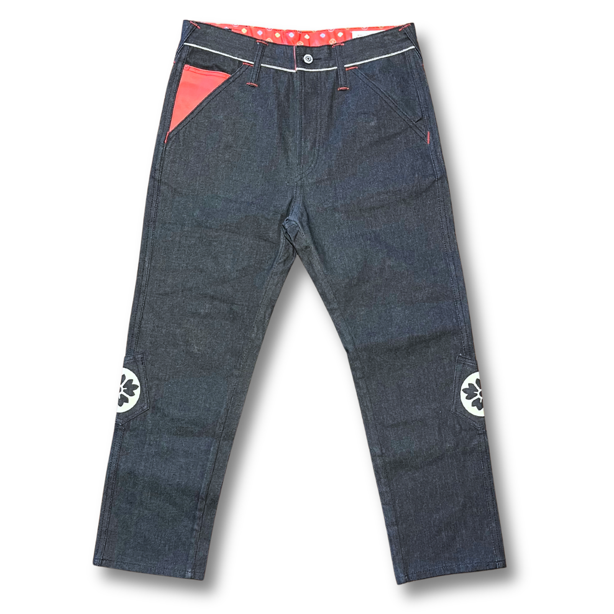 Evisu multi-pocket denim jeans (w's 30")