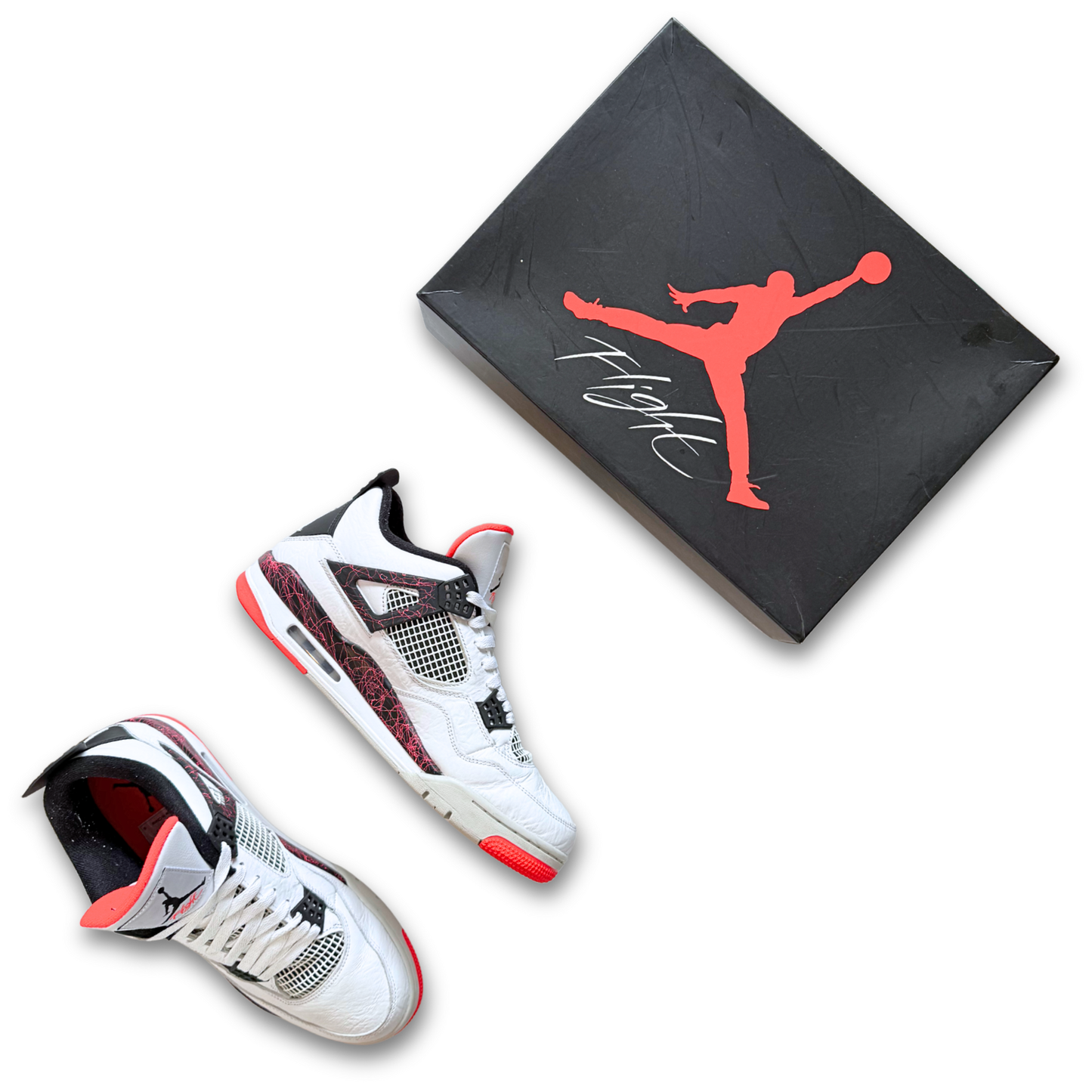 Air Jordan 4 Retro 'Flight Nostalgia' - Bright Crimson (US 12)