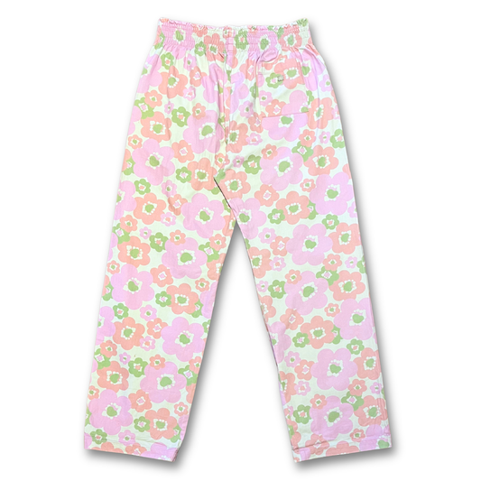 Acne Studios Floral-Print Wide-Leg Pants (S)