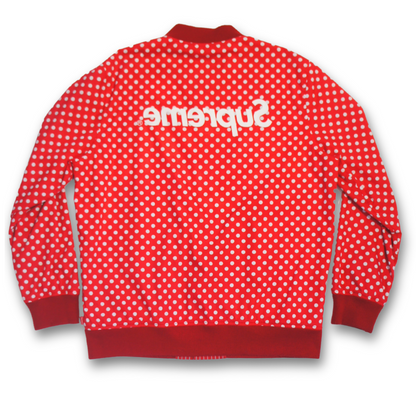 SS14 SUPREME X COMME DES GARÇONS REVERSIBLE VARSITY JACKET (XL)