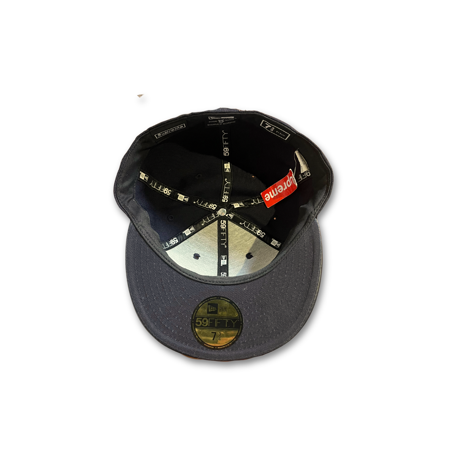 Supreme x New Era Leather Visor Fitted