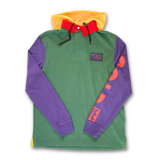 RALPH LAUREN SNOW BEACH RUGBY PULLOVER (M)
