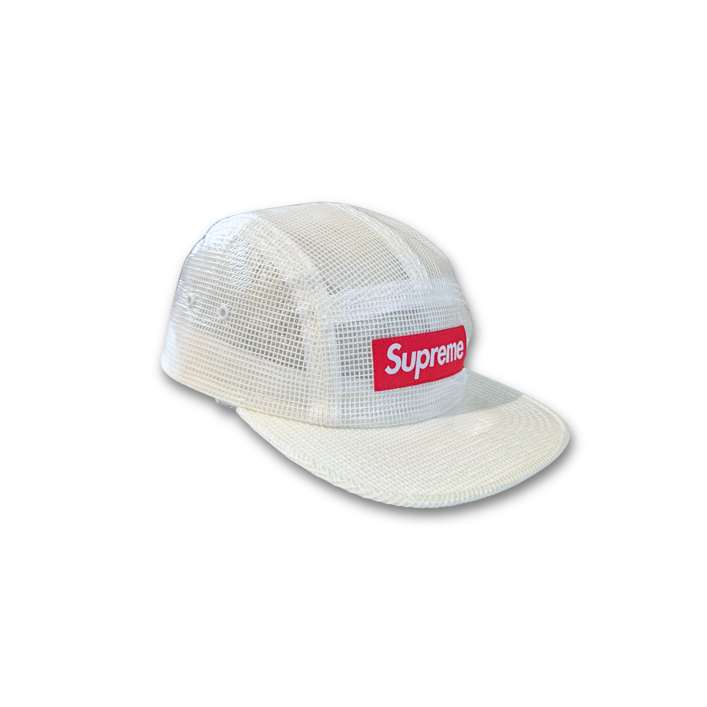 Supreme Laminated Box Weave Camp Cap