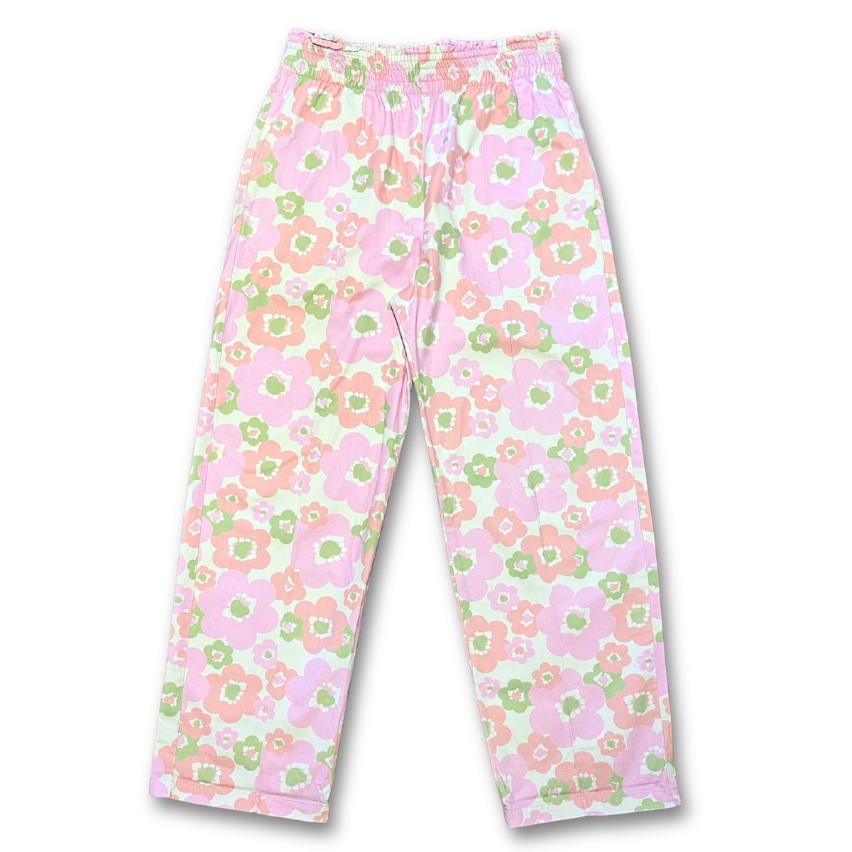 Acne Studios Floral-Print Wide-Leg Pants (S)