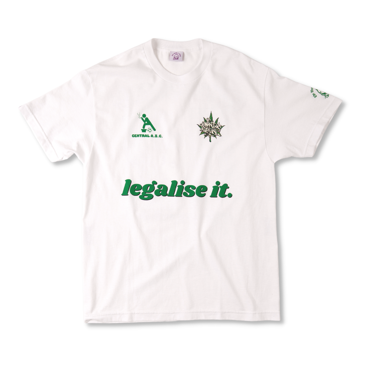 SMOKERS CUP TEE (WHITE)