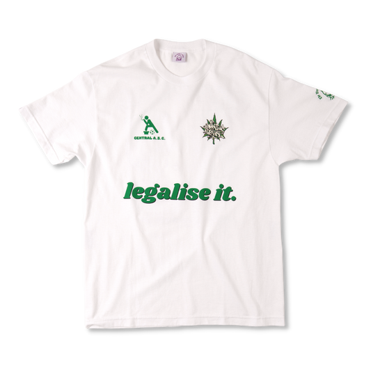 SMOKERS CUP TEE (WHITE)