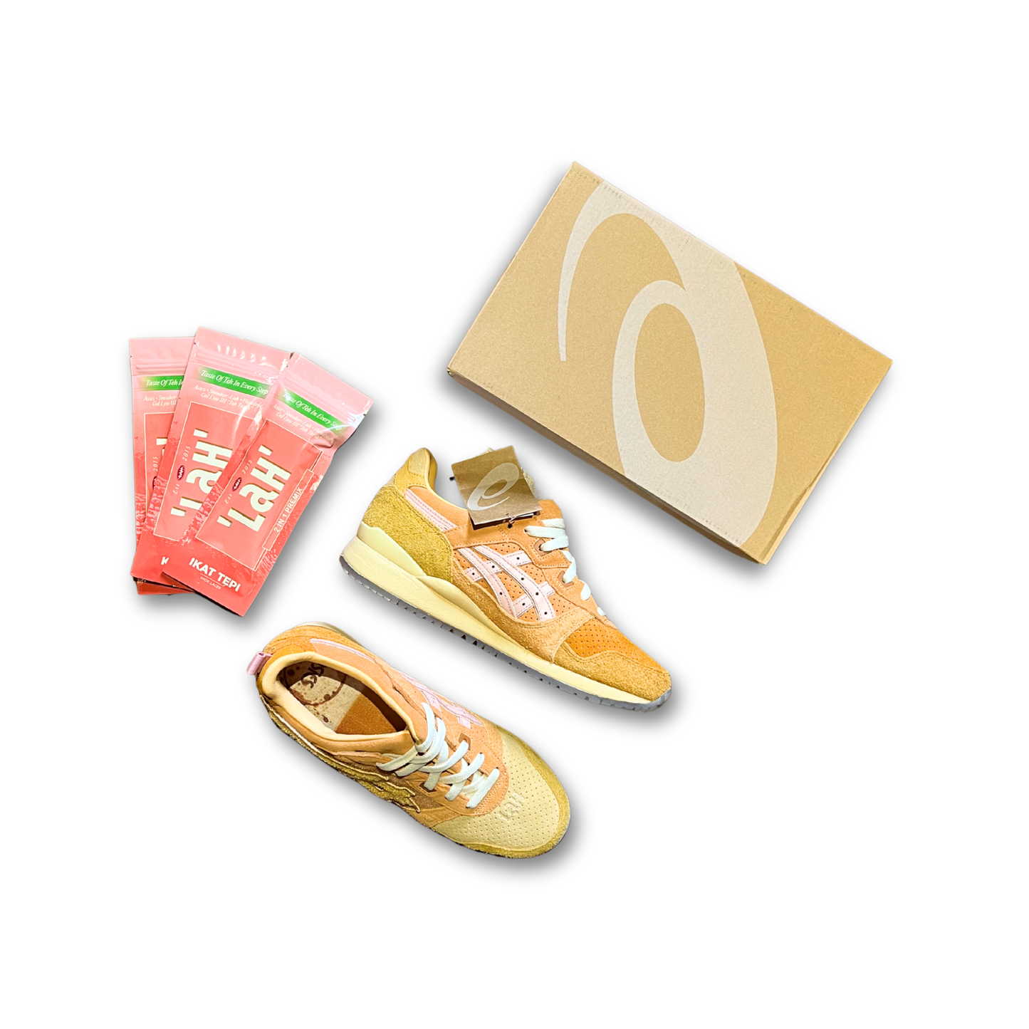 ASICS x The HUNDRED% x SneakerLAH Gel Lyte 3 'Teh Tarik' (US 9)