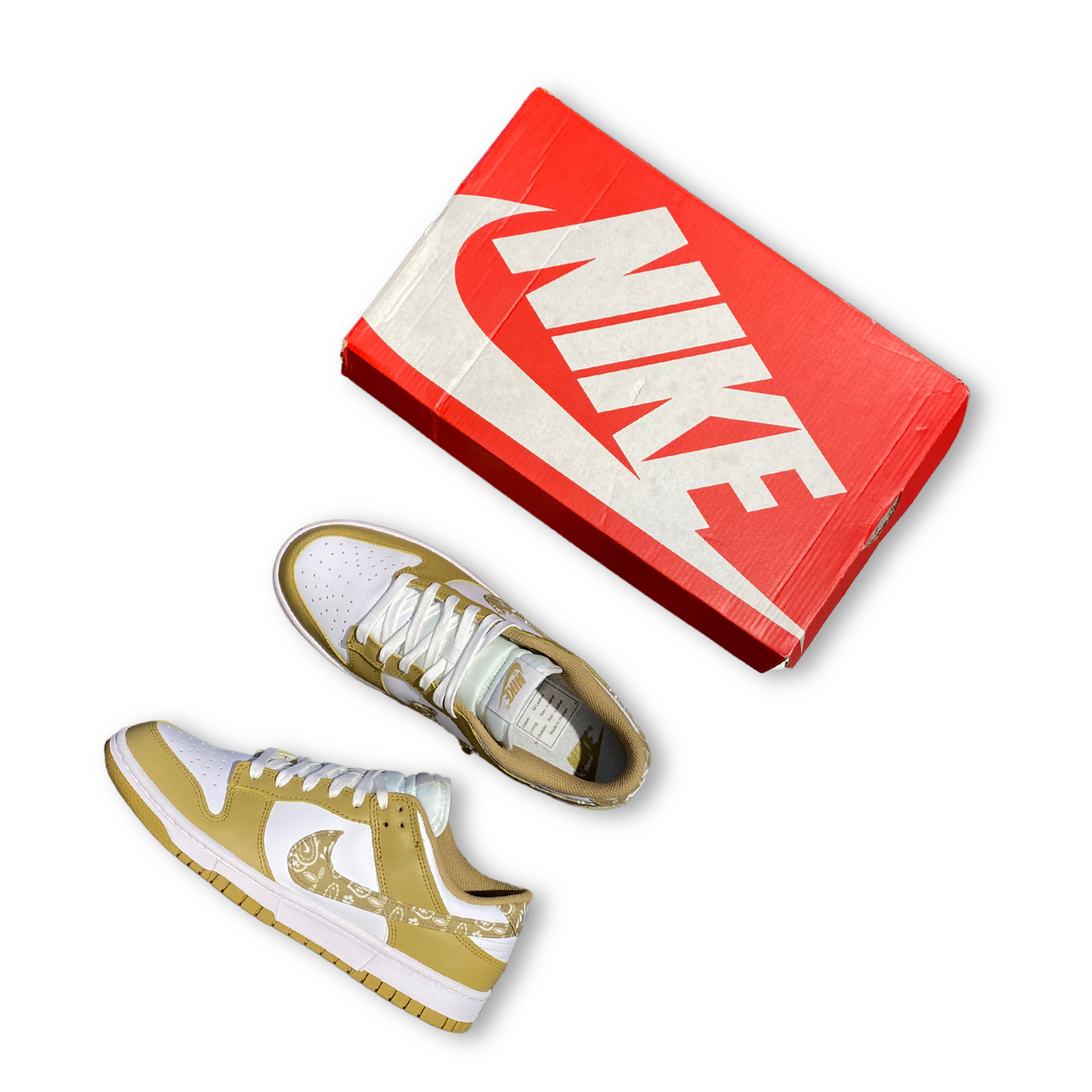 NIKE DUNK LOW BARLEY PAISLEY W (US 10)