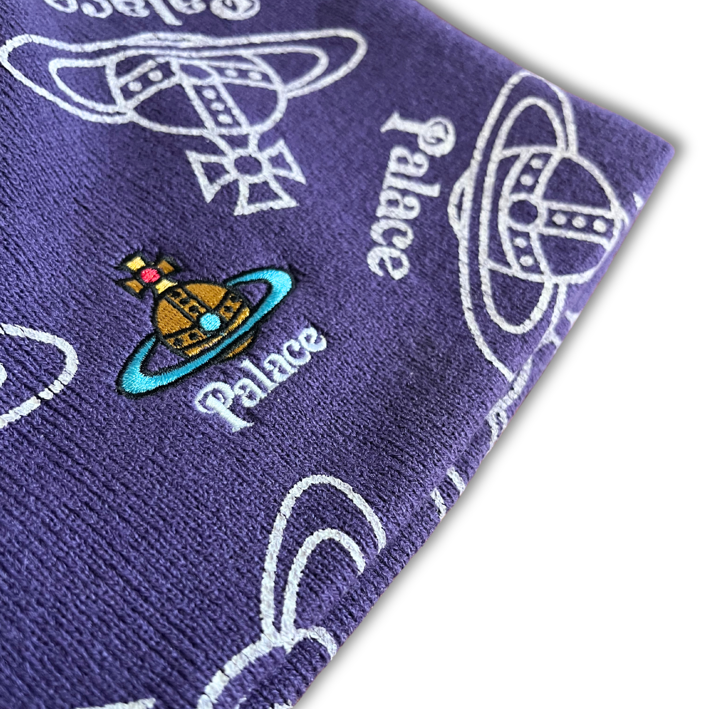 Palace x Vivienne Westwood 'Purple' Jersey Beanie