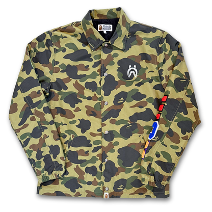 BAPE 1st Camo WGM Coach Jacket (M)