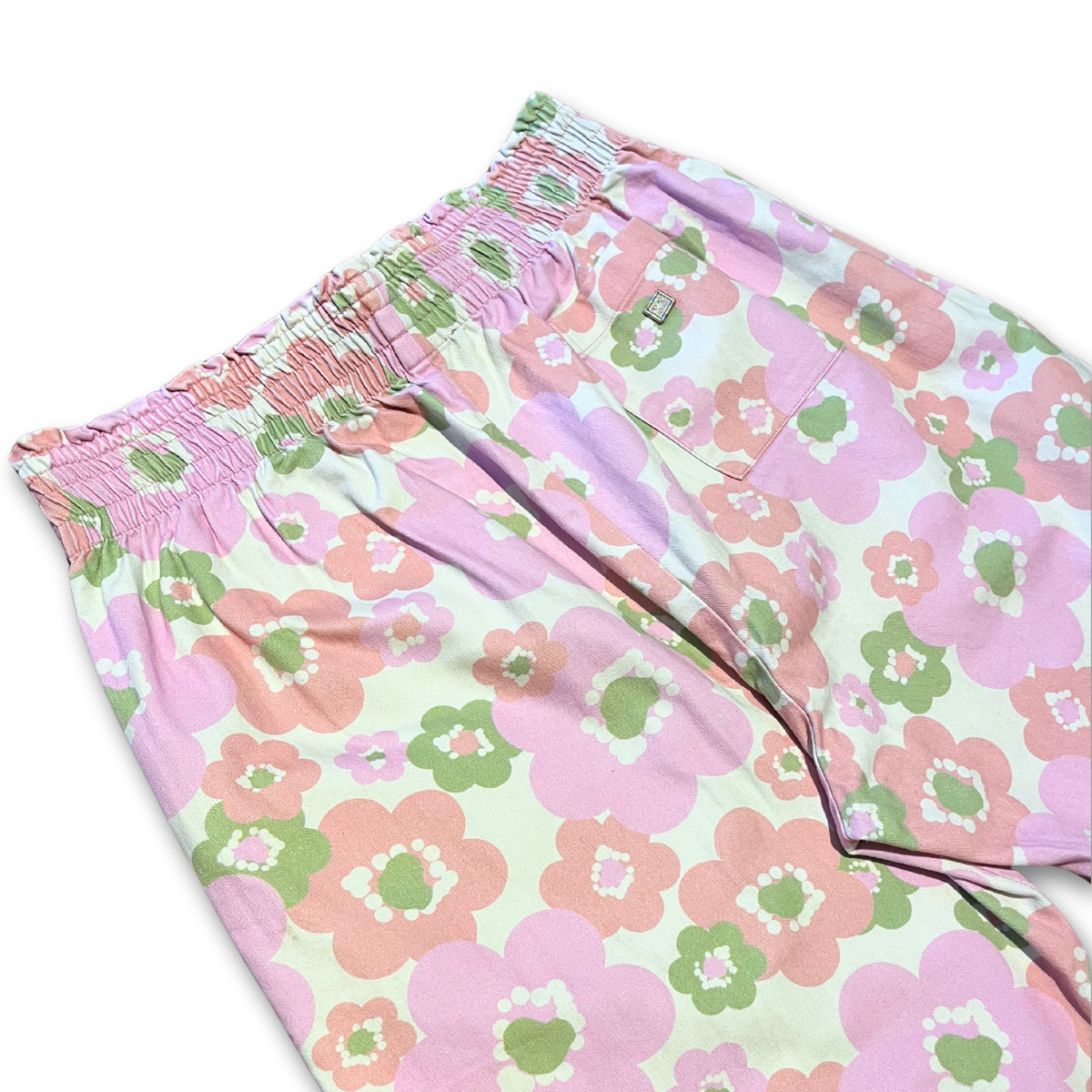 Acne Studios Floral-Print Wide-Leg Pants (S)
