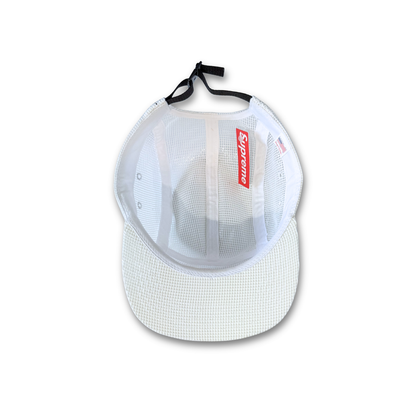Supreme Laminated Box Weave Camp Cap