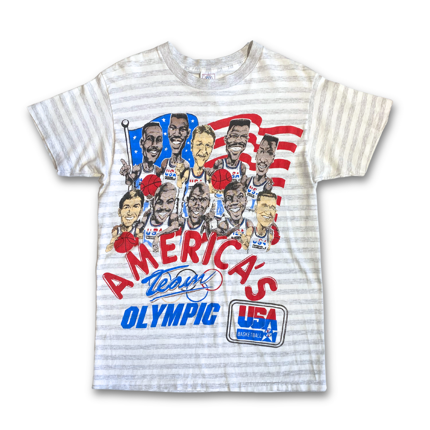 VINTAGE BASKETBALL OLYMPICS TEE (S)