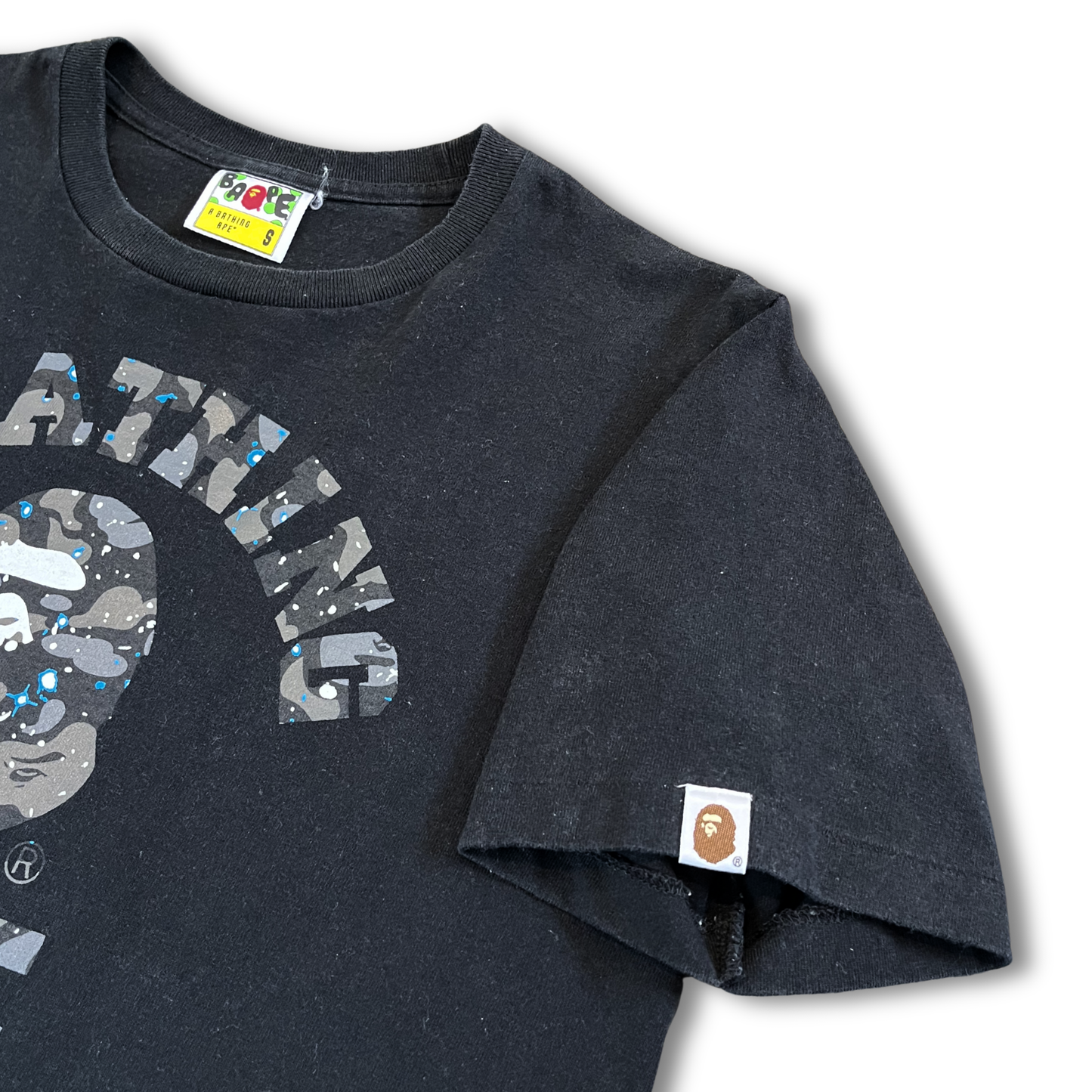 Bathing Ape Camo College T-shirt (S)