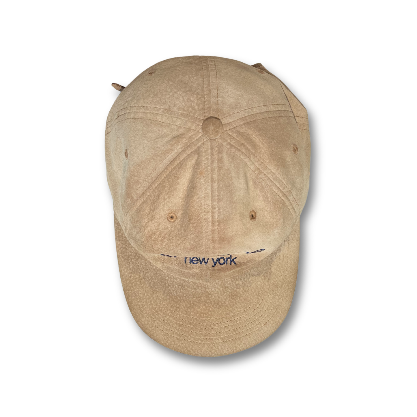 Supreme Suede Classic Logo 6-Panel cap