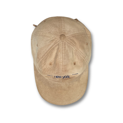 Supreme Suede Classic Logo 6-Panel cap