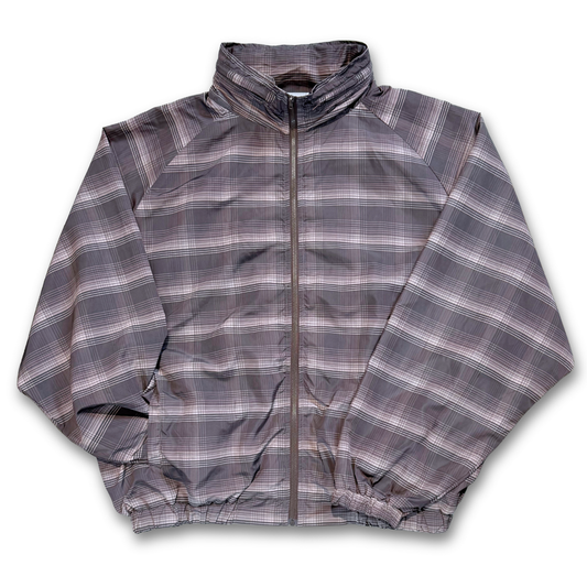 AFTERBASE ZIP UP PLAID JACKET (M)